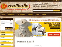 Tablet Screenshot of excalibulle.com